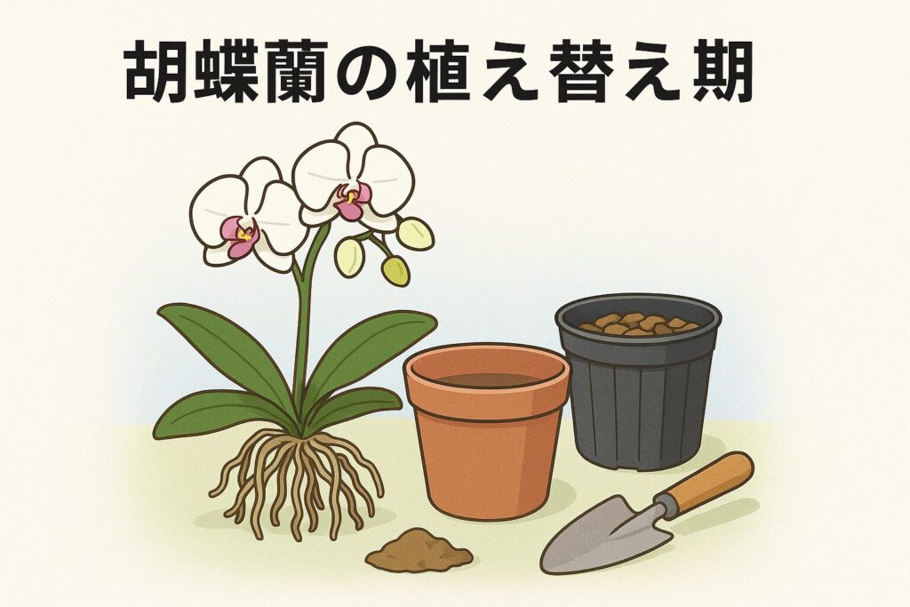 胡蝶蘭の植え替え時期