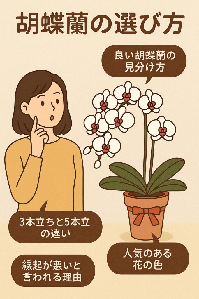胡蝶蘭の選び方
