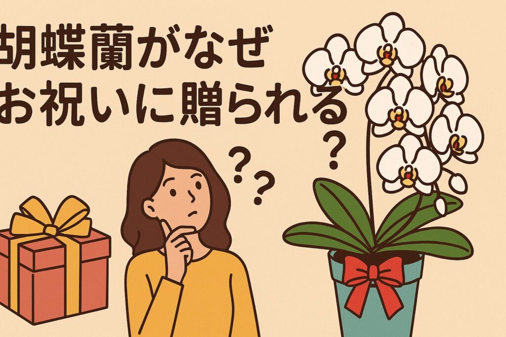 胡蝶蘭はなぜお祝いに贈られる？