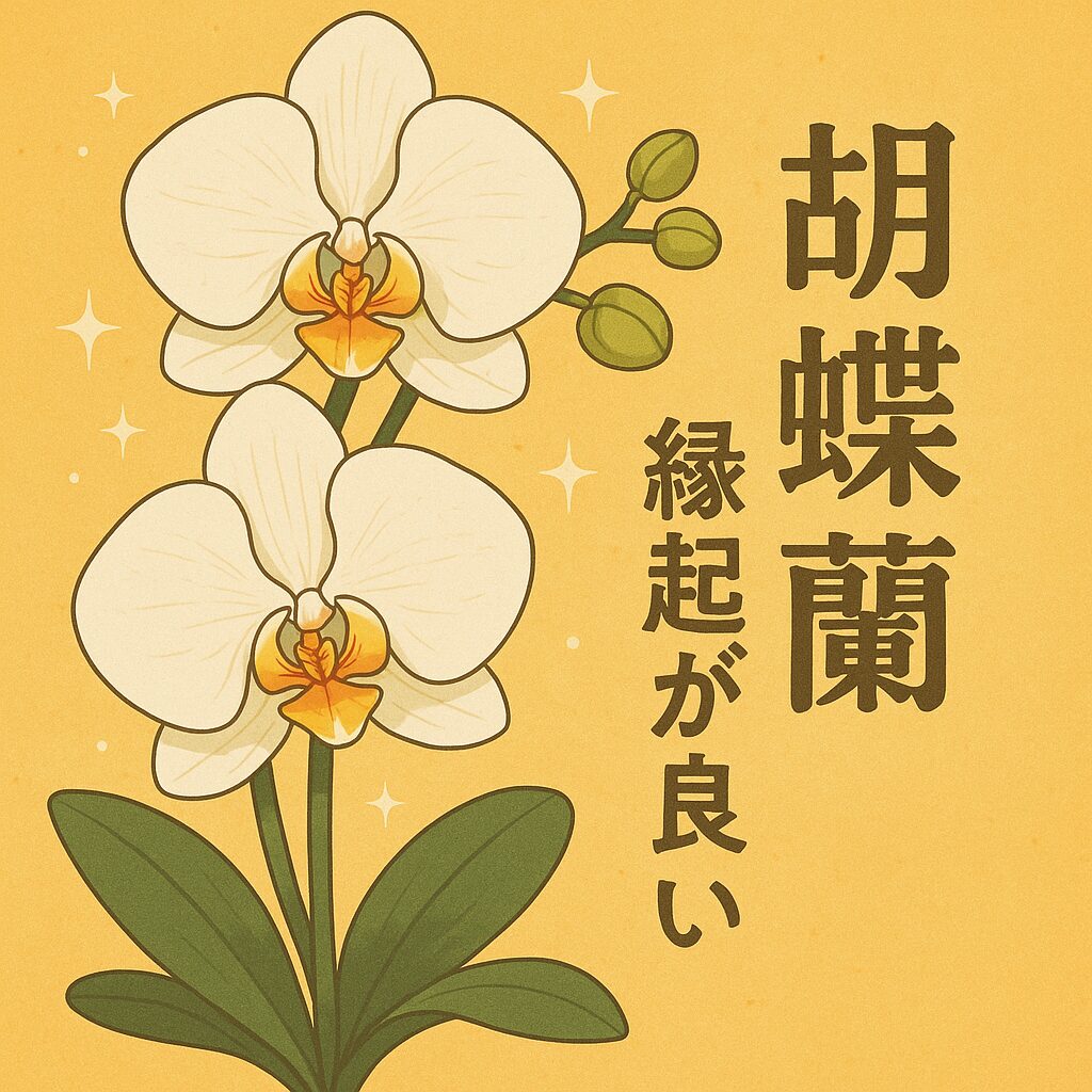 胡蝶蘭は縁起が良い