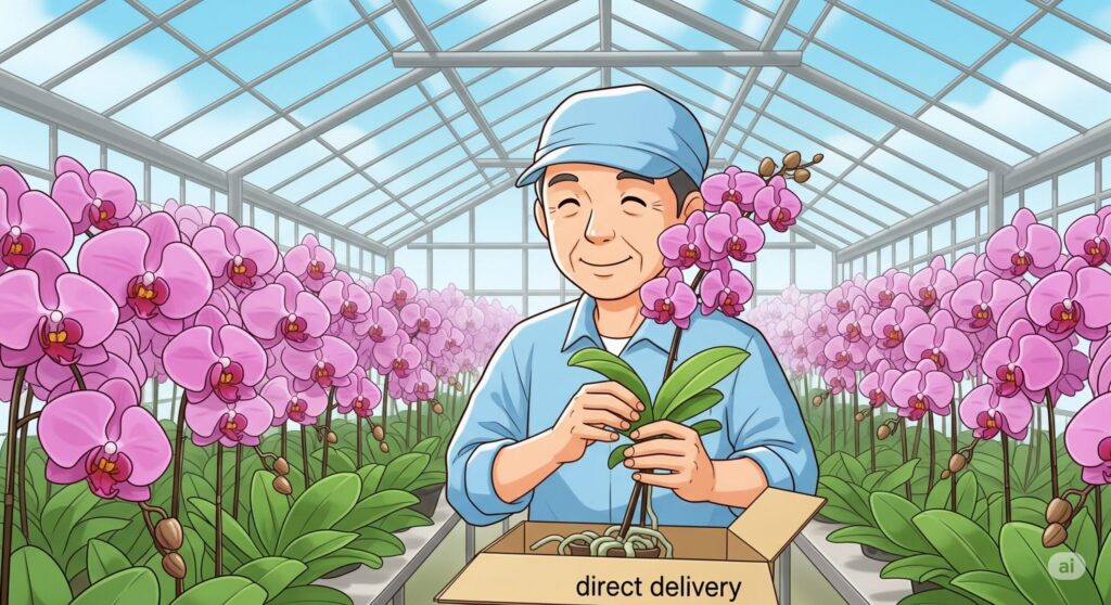 胡蝶蘭の出荷までの期間はどのくらい?